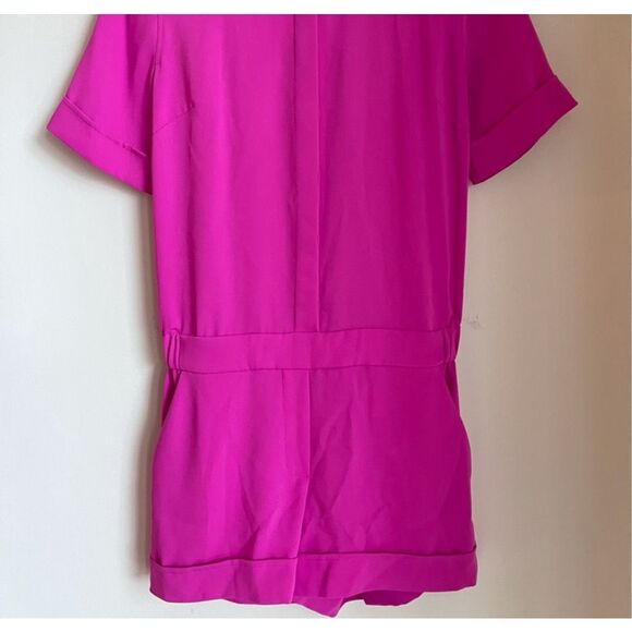Parosh H Romper Womens Extra Small Jumpsuit Shorts Fuchsia - Picture 8 of 10